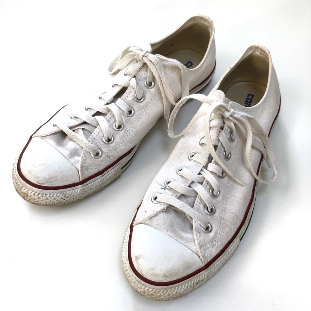 White low top converse